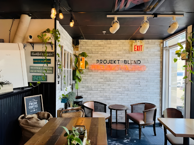 Projekt Blend café interior