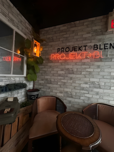 Projekt Blend neon sign